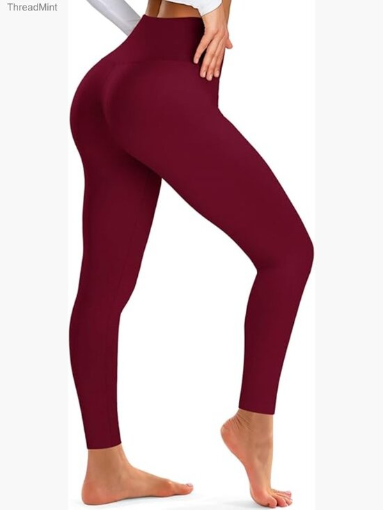 Pants - High Waisted Full Length Buttery Soft Yoga Pants Workout Athletic Leggings